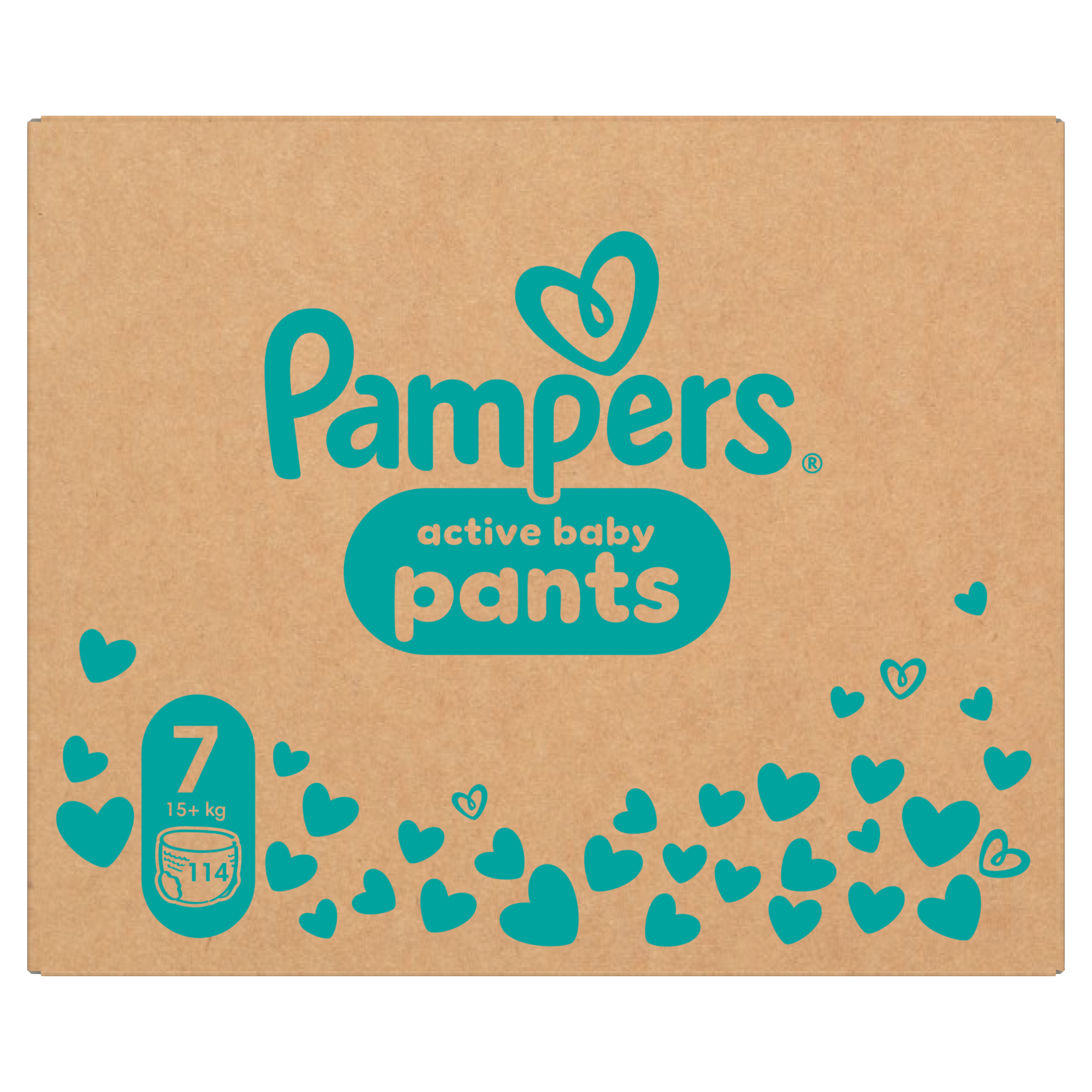 Pampers Pants Pieluchomajtki, rozmiar 7, 15 kg+, 114 sztuk zdjęcie