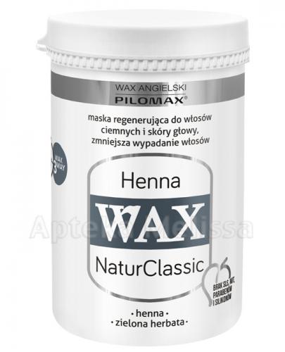 PILOMAX WAX NATURCLASSIC HENNA Maska regenerująca do włosów ciemnych - 480 g - cena, opinie, właściwości zdjęcie