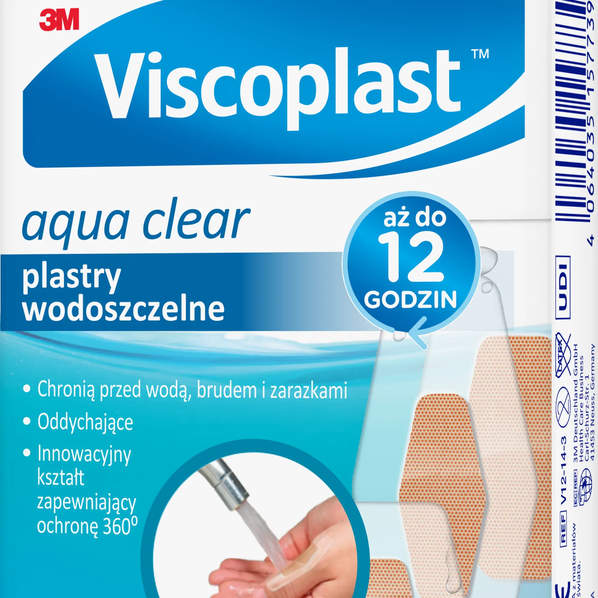 Viscoplast Aqua Clear plastry wodoszczelne 14 sztuk