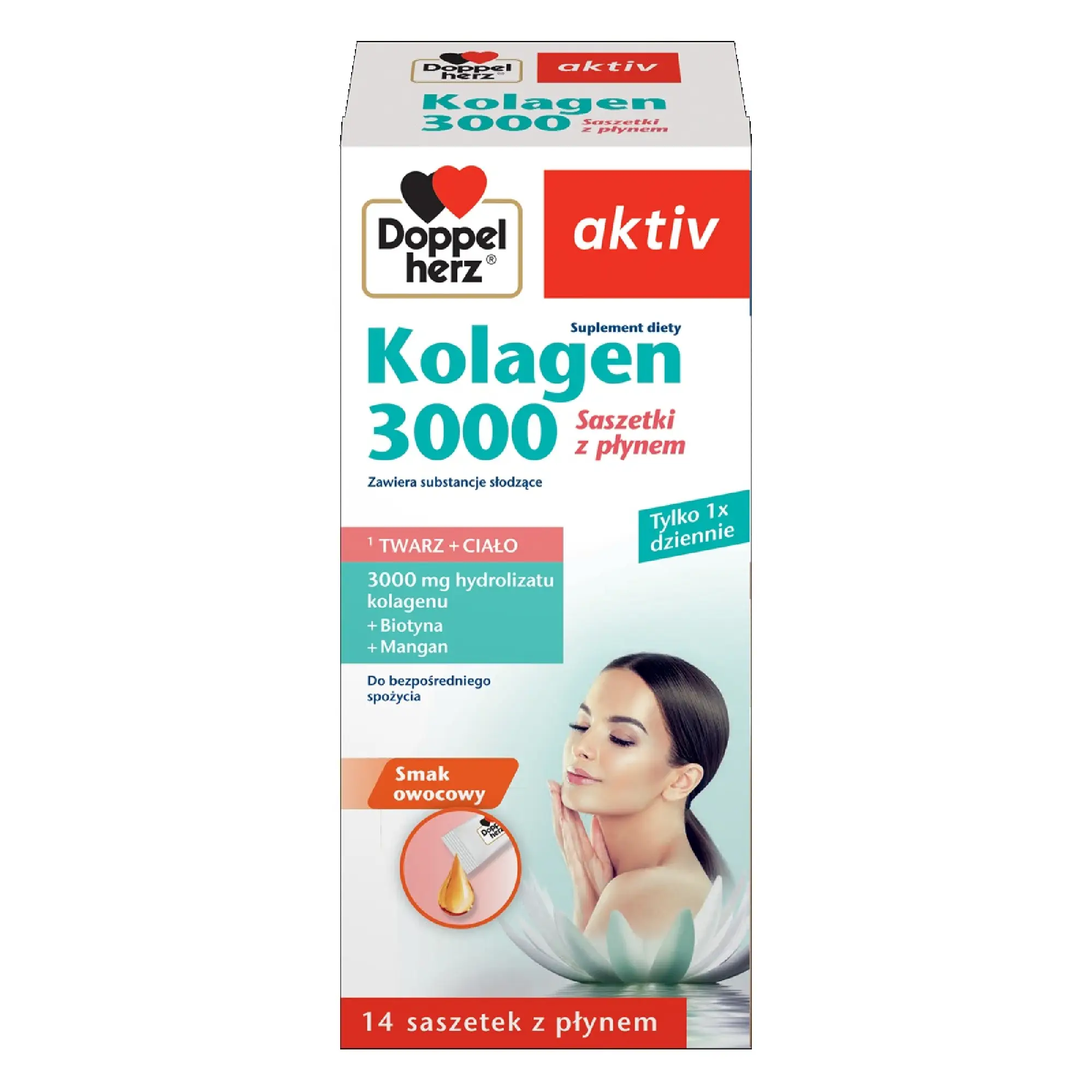 Doppelherz activ, Kolagen 3000, saszetki z płynem, 14 sztuk zdjęcie