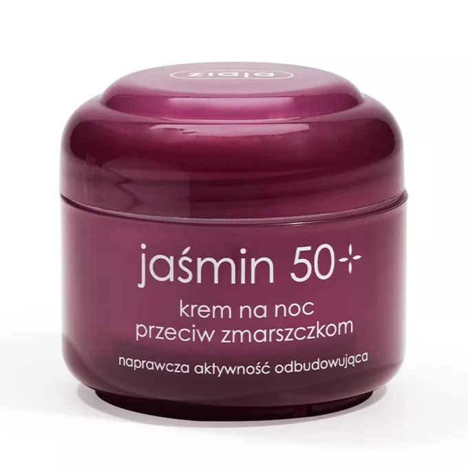 Ziaja Jaśmin 50+ krem przeciw zmarszczkom na noc, 50 ml zdjęcie