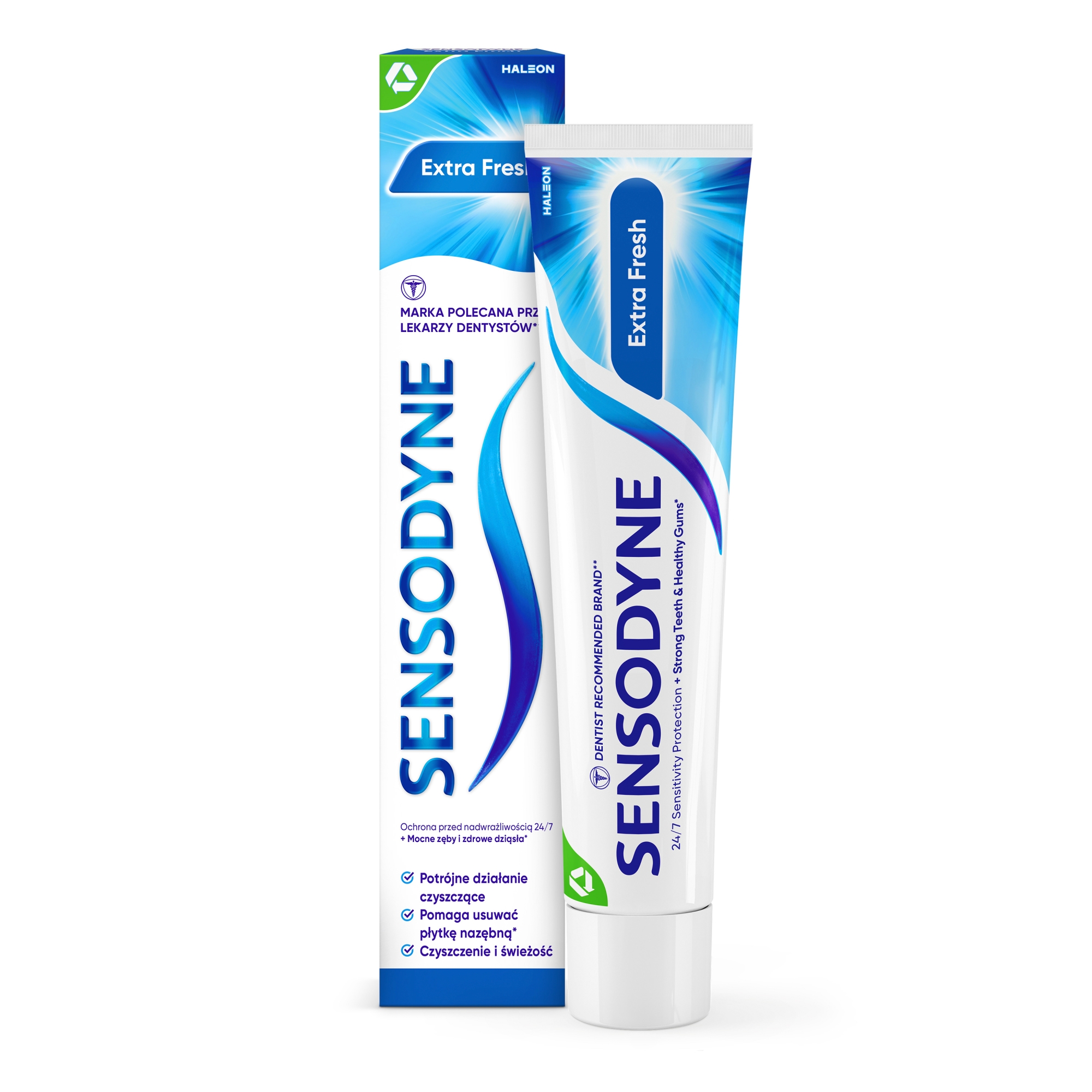 Sensodyne Extra Fresh Pasta z fluorem, 75 ml zdjęcie