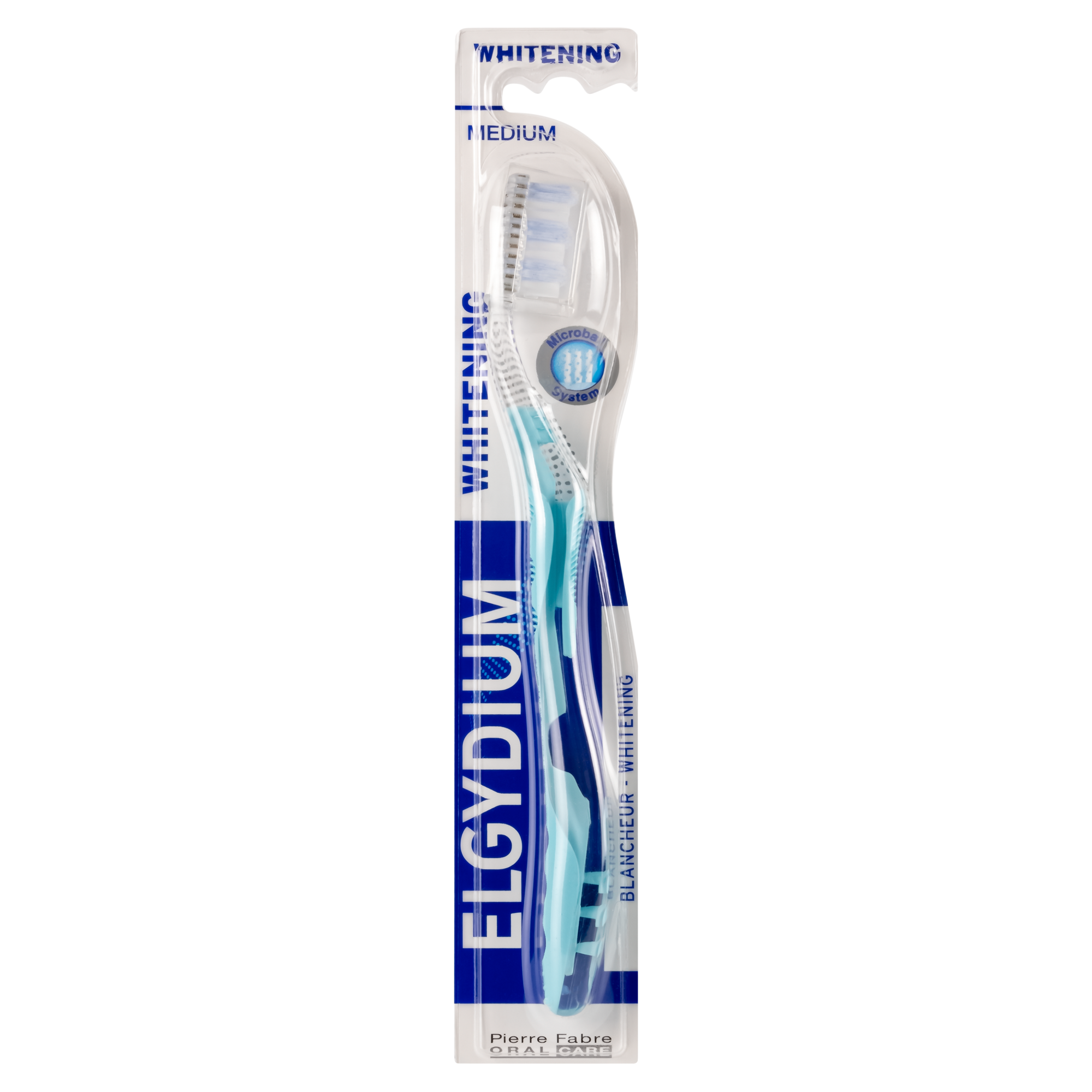 ELGYDIUM Whitening wybielająca szczoteczka do zębów średnia 1 sztuka zdjęcie