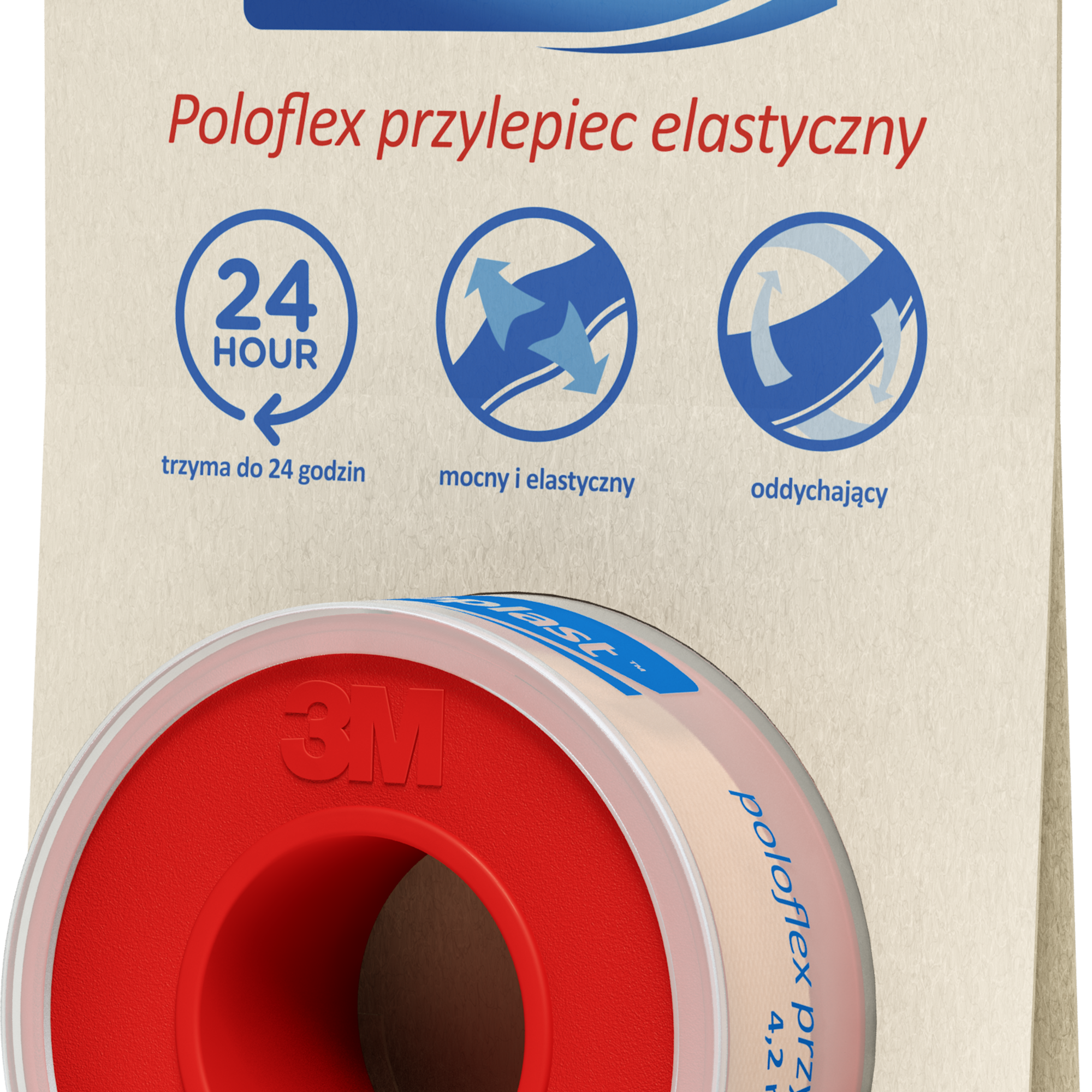 Viscoplast Poloflex przylepiec elastyczny 4,2 m x 12,5 mm 1 sztuka