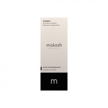 MOKOSH Szampon do włosów szorstkich, łamliwych i puszących się, Czereśnia z bursztynem, 200 ml