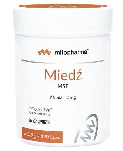 Mitopharma Miedź MSE - 120 kaps. - cena, opinie, właściwości zdjęcie