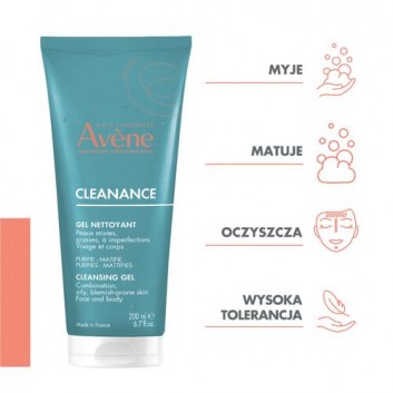Avene Cleanance żel oczyszczający 200 ml