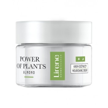 Lirene POWER OF PLANTS MIGDAŁ Krem odżywczy, 50 ml
