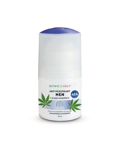 Botanic Help antyperspirant Men z olejem konopnym 50 ml zdjęcie