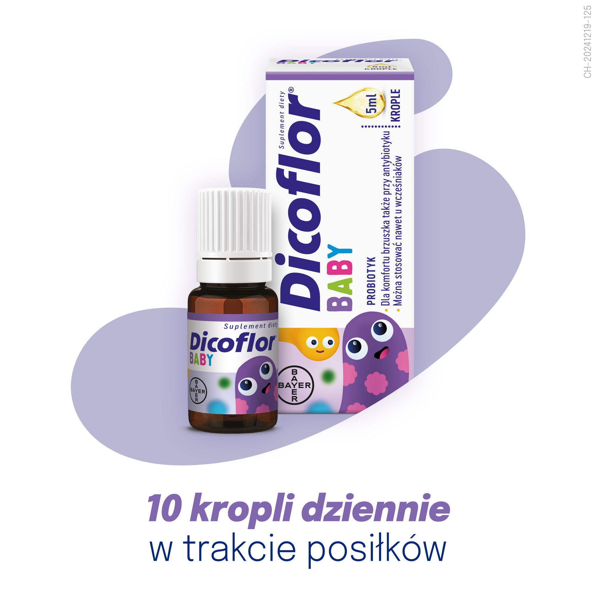 Dicoflor Baby krople dla dzieci i niemowląt, 5 ml