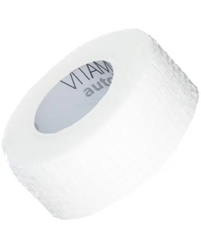 Vitammy autoband elastyczny bandaż kohezyjny 2,5 cm x 4,5 m biały 1 sztuka zdjęcie