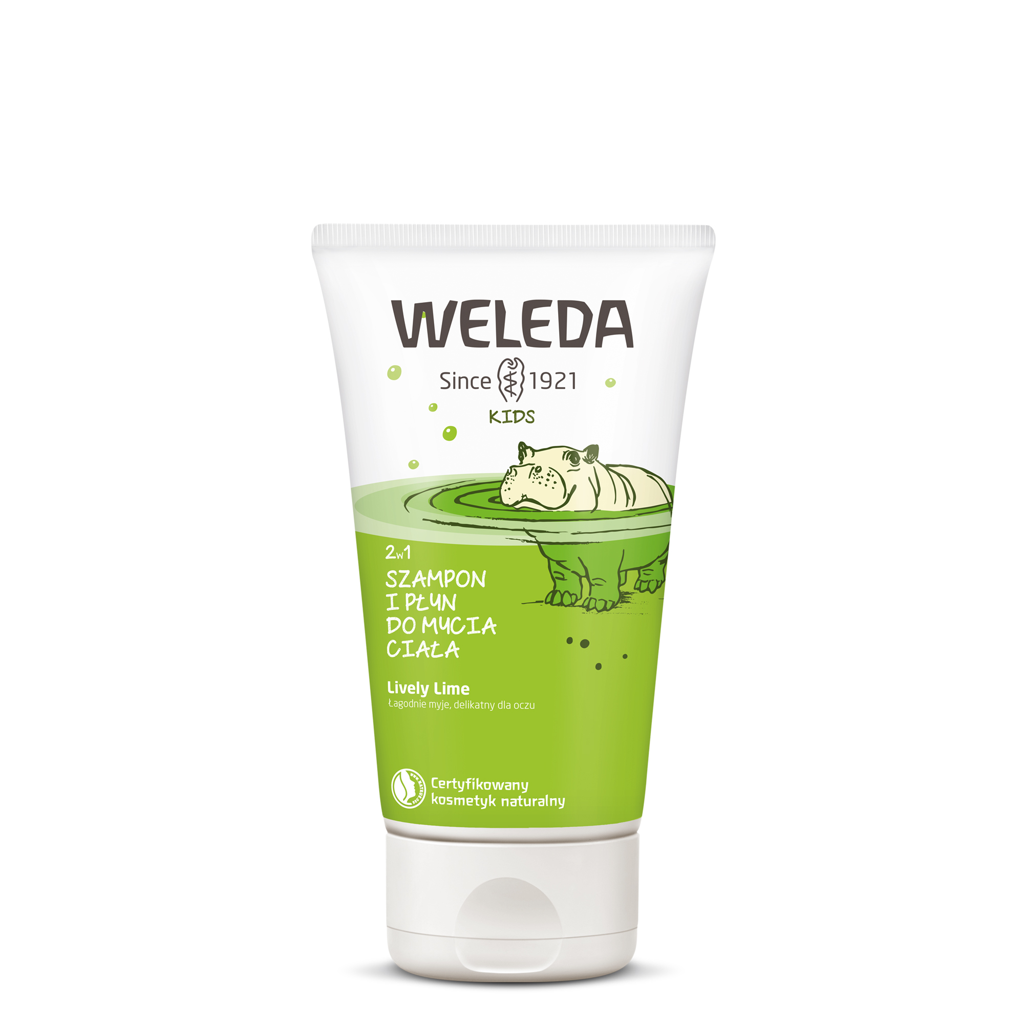 Weleda Kids 2w1 szampon i płyn do mycia ciała Lively Lime 150 ml zdjęcie