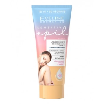 EVELINE COSMETICS Sensitive Epil Łagodny krem do kompleksowej depilacji, 175 ml