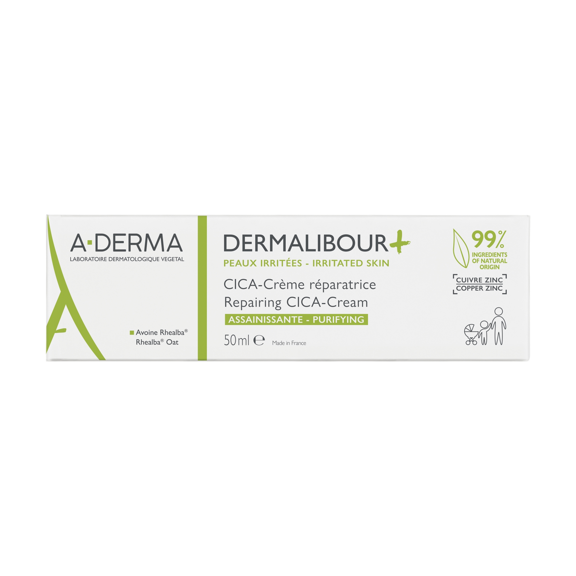 A-Derma Dermalibour+ CICA Krem regenerujący, 50 ml