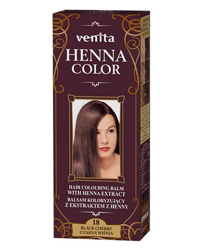 VENITA Henna Color Balsam Koloryzujący nr 18 Czarna Wiśnia, 75 ml zdjęcie