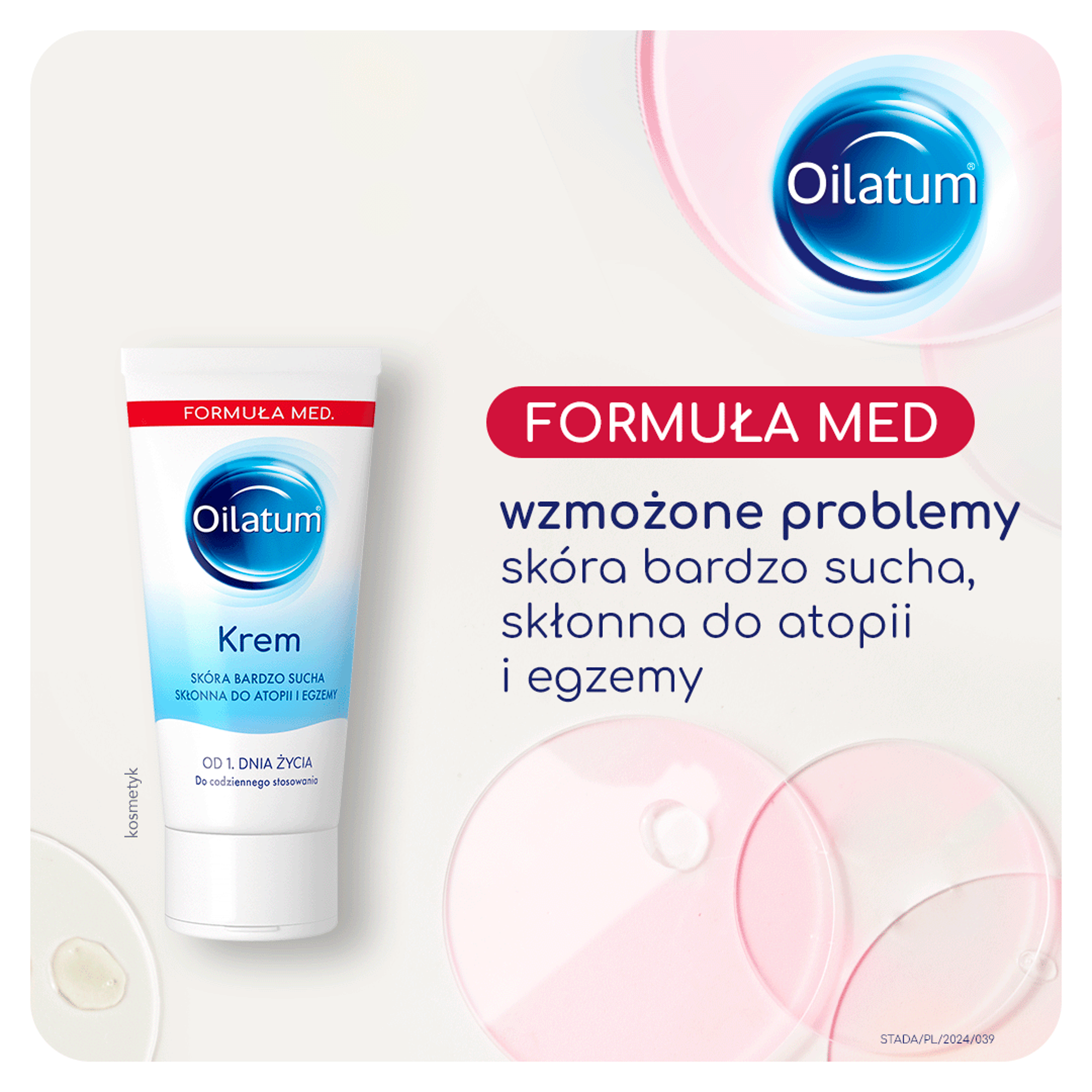 Oilatum Formuła Med. Krem skóra bardzo sucha, skłonna do atopii i egzemy 150 g