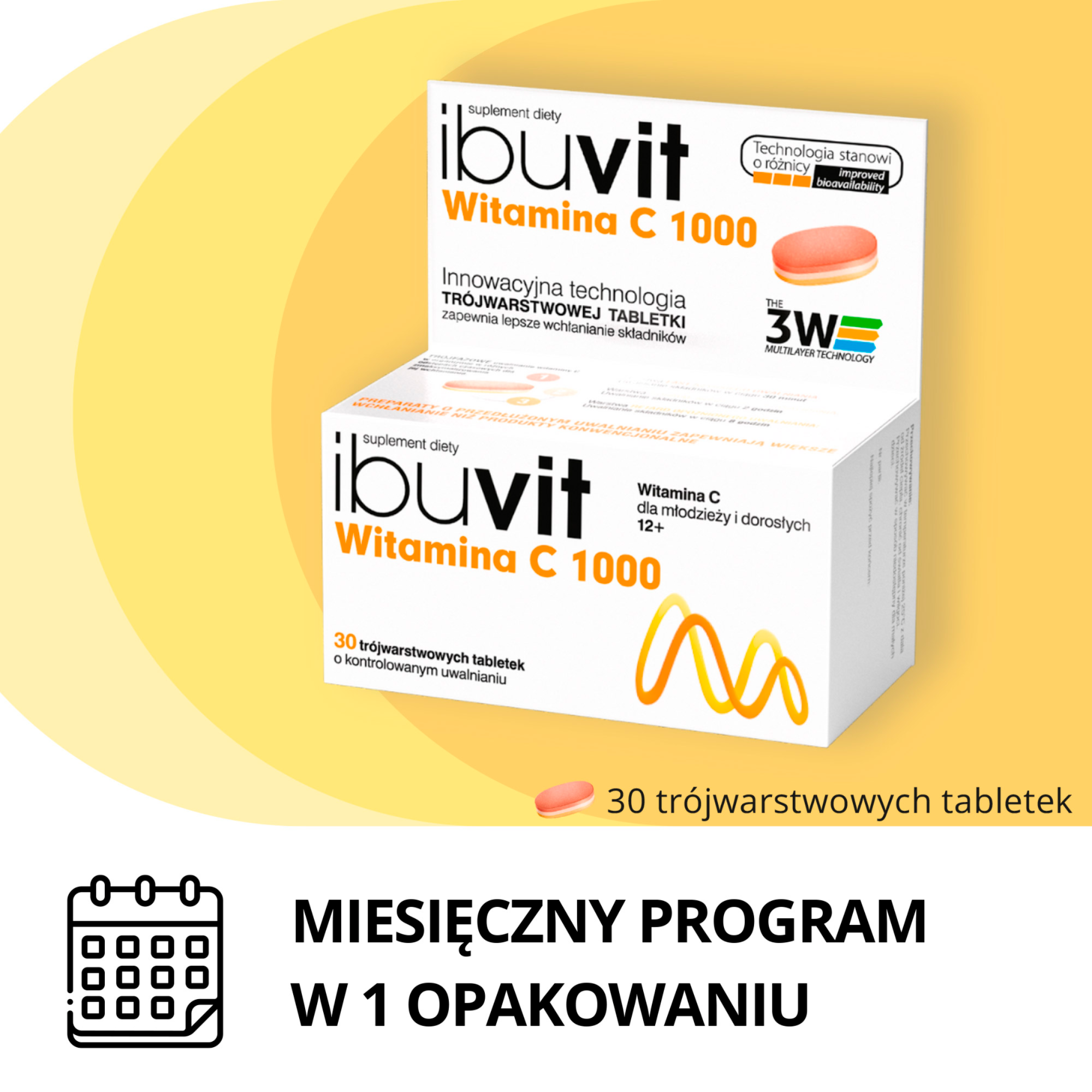 Ibuvit Witamina C 1000 30 tabletki