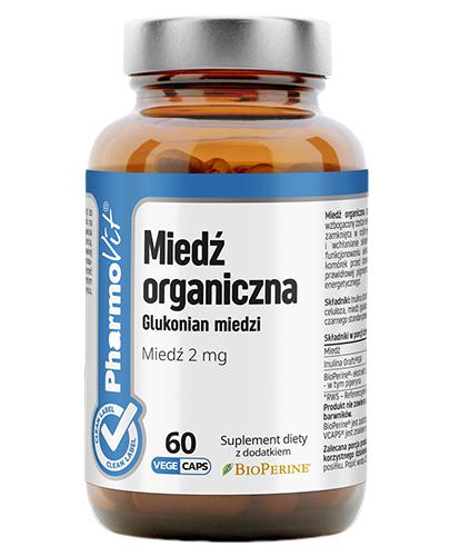 PharmoVit Miedź organiczna Glukonian miedzi - 60 kaps. - cena, opinie, dawkowanie zdjęcie