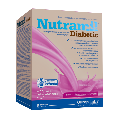 Nutramil Complex Diabetic świeże owoce lasu, saszetki, 6 sztuk zdjęcie