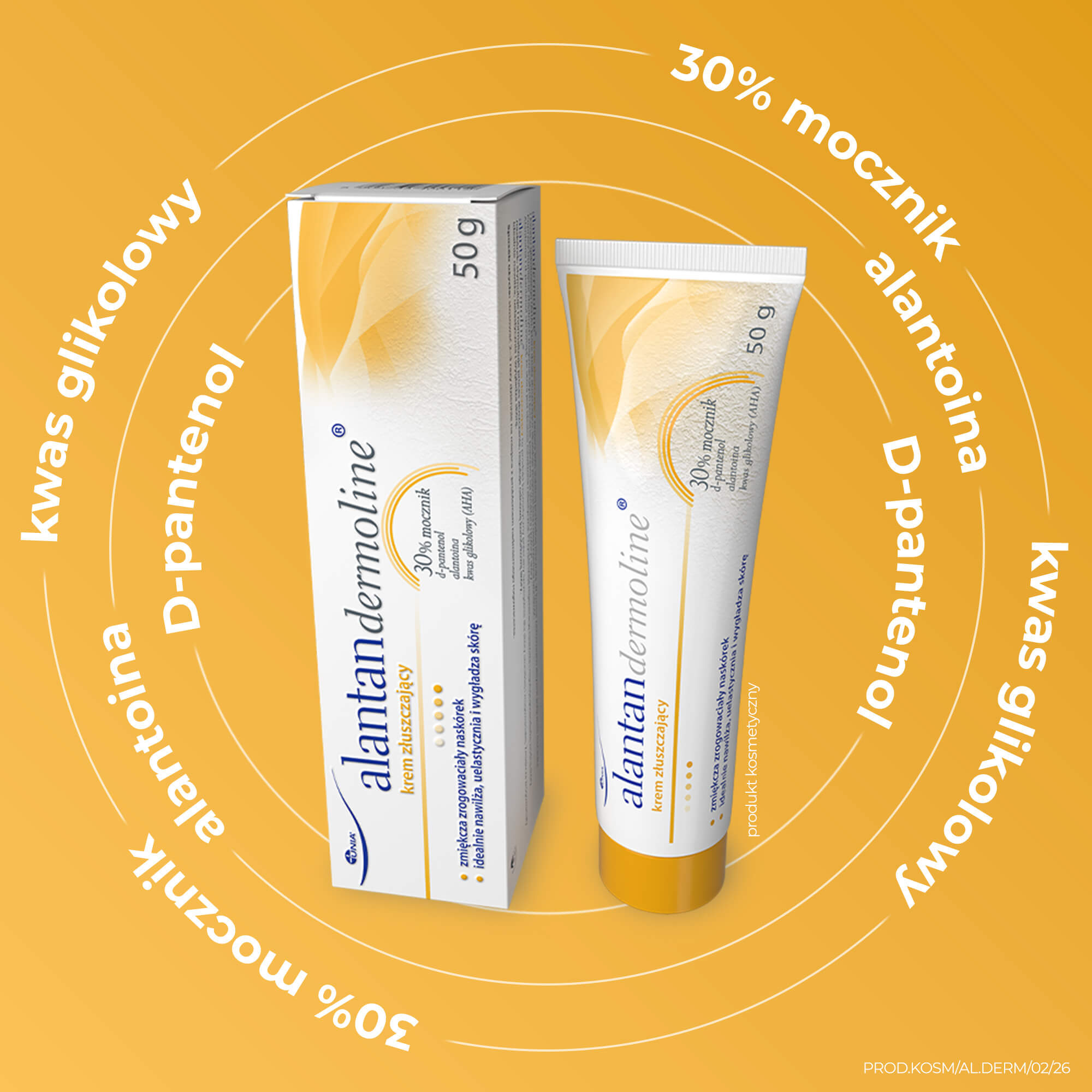 Alantandermoline, Krem złuszczający, 50 g