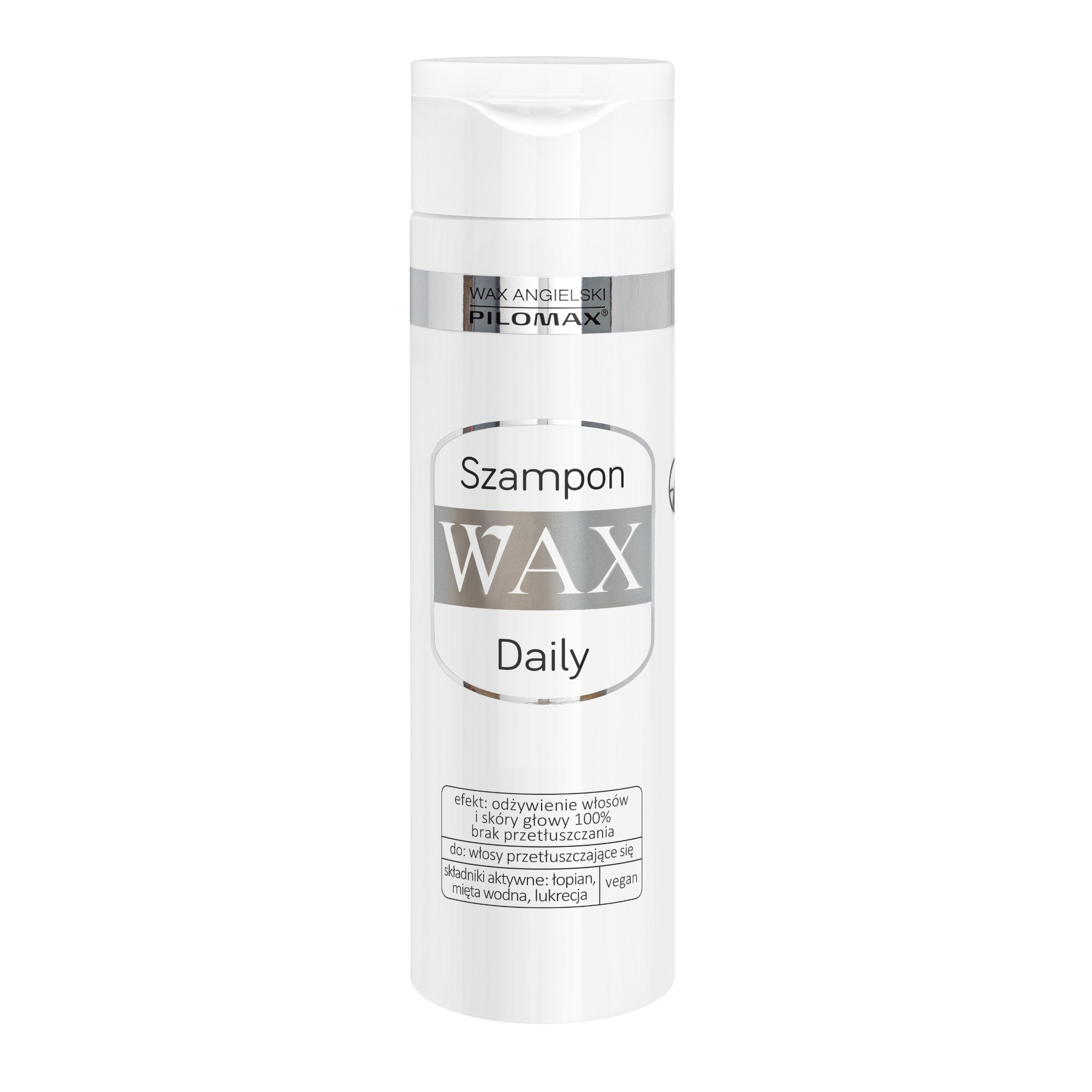 Pilomax WAX Daily Lukrecja szampon do włosów przetłuszczających się 200 ml zdjęcie
