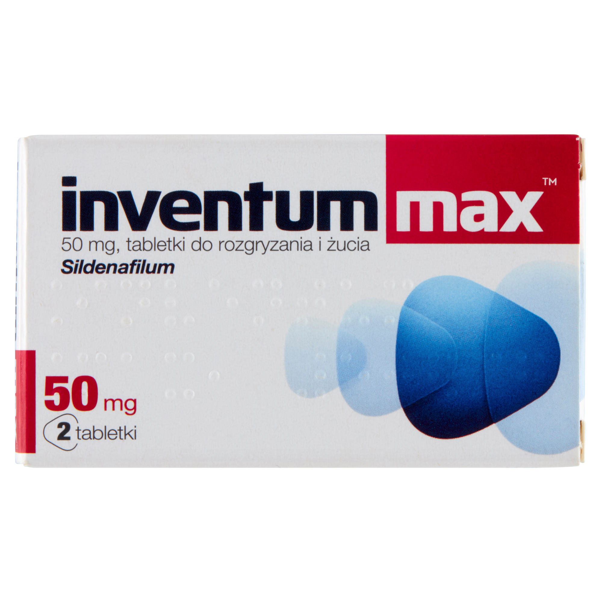 Inventum Max, 50 mg, tabletki do rozgryzania i żucia, 2 szt. zdjęcie