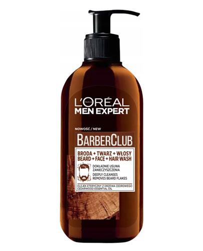 L'Oreal Men Expert Barber Club Żel do brody, twarzy i włosów - 200 ml - cena, opinie, właściwości zdjęcie