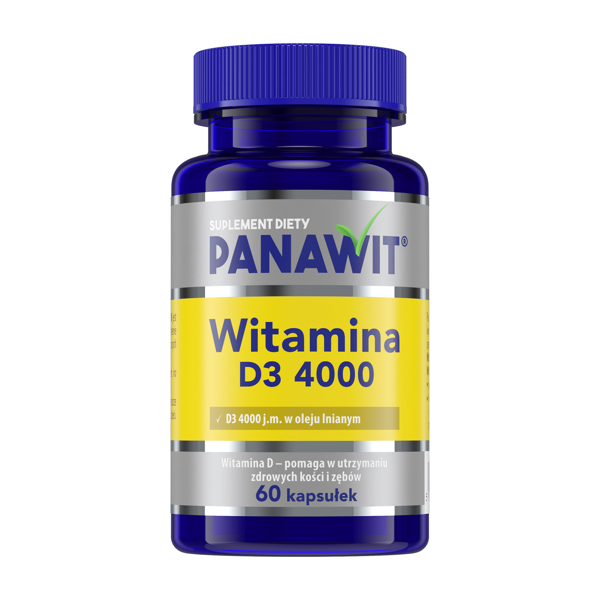 Panawit Witamina D3 4000, kapsułki, 60 sztuk zdjęcie