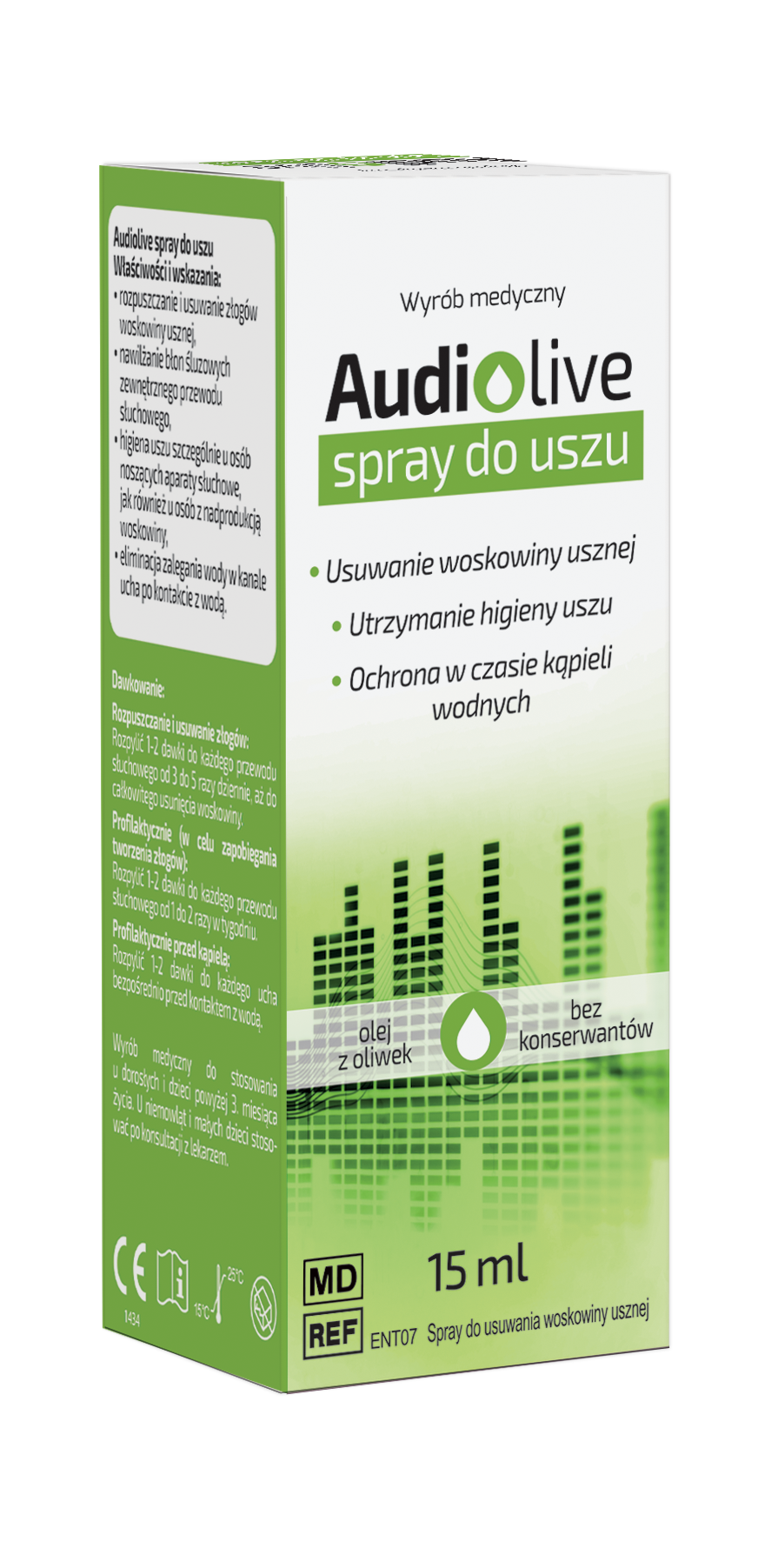 Audiolive, spray do uszu, 15 ml zdjęcie