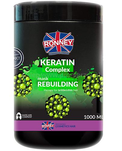 Ronney Maska odbudowująca do włosów suchych i łamliwych, 1000 ml  zdjęcie
