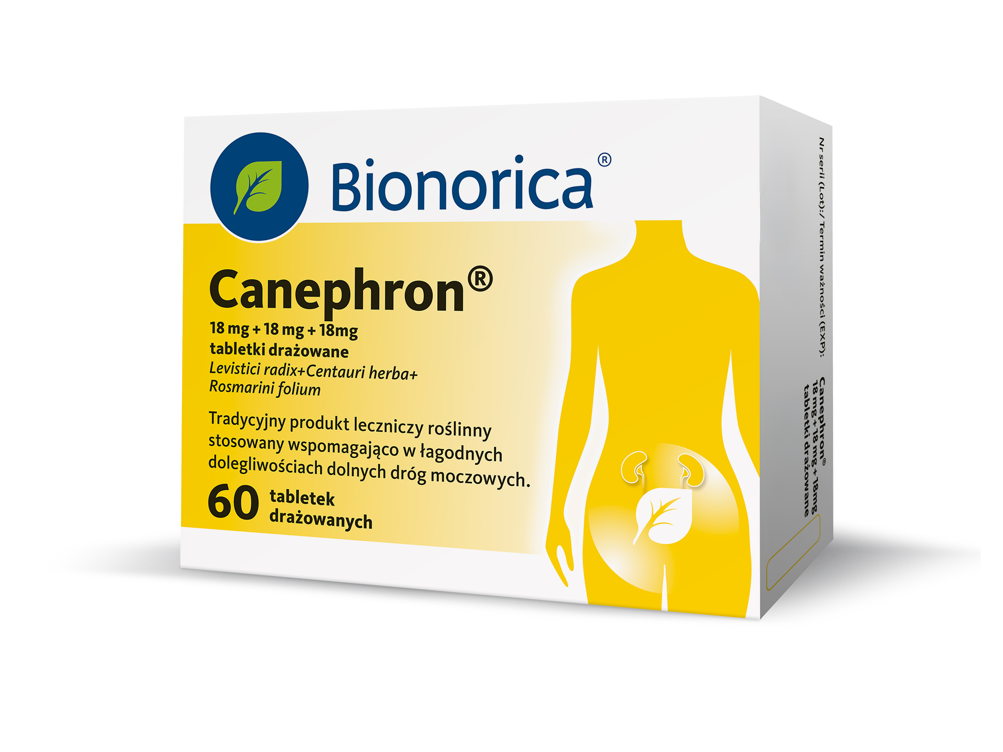 Canephron, tabletki drażowane, 60 sztuk