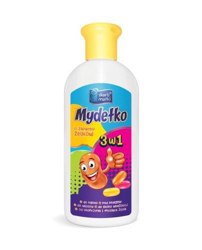Skarb Matki Mydełko 3w1 o zapachu żelków - 250 ml Do wrażliwej skóry niemowląt i małych dzieci - cena, opinie, właściwości  zdjęcie