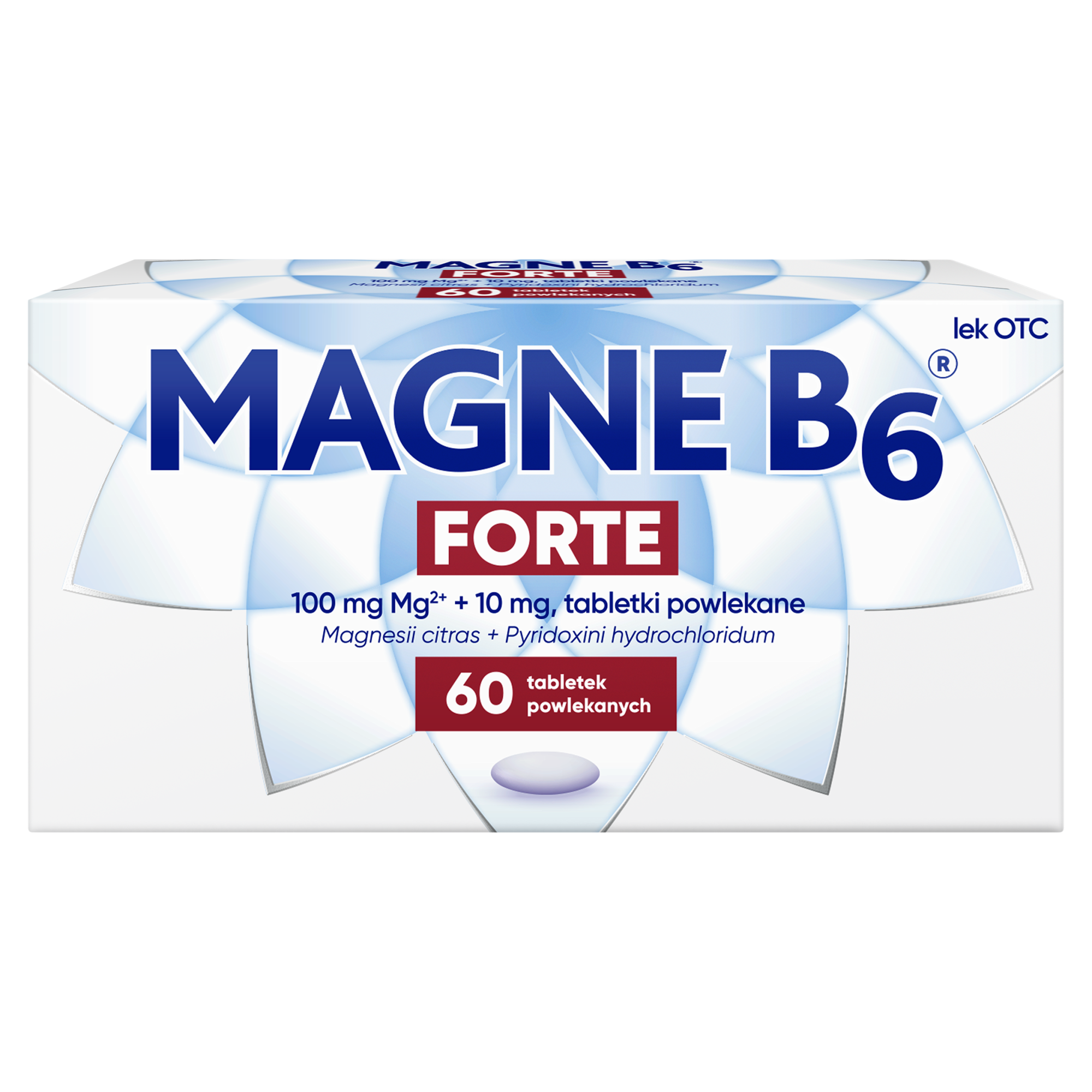 Magne B6 Forte, 100 mg+10 mg, tabletki powlekane, 60 szt. zdjęcie