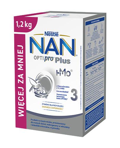 NAN OPTIPRO Plus 3 Produkt na bazie mleka dla małych dzieci, 1,2 kg zdjęcie