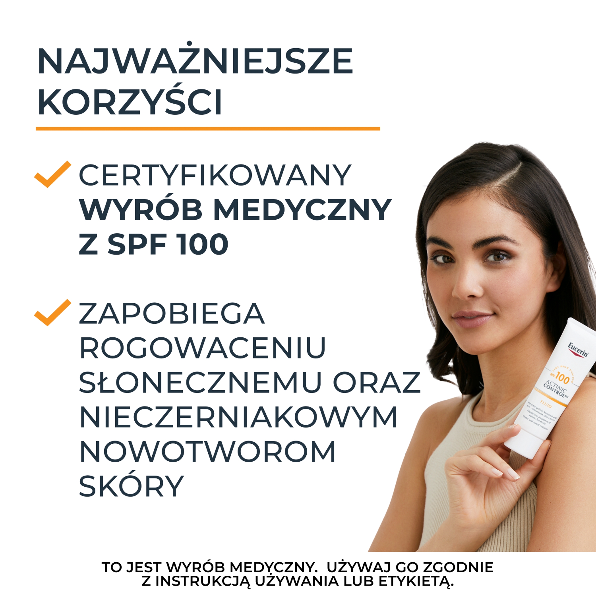 Eucerin Fluid Actinic Control MD SPF 100, 80 ml