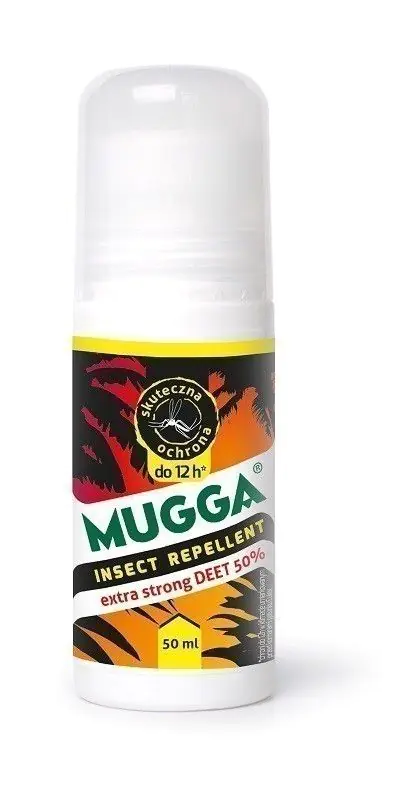 Mugga roll-on z 50% DEET na komary tropikalne i moskity 50 ml zdjęcie