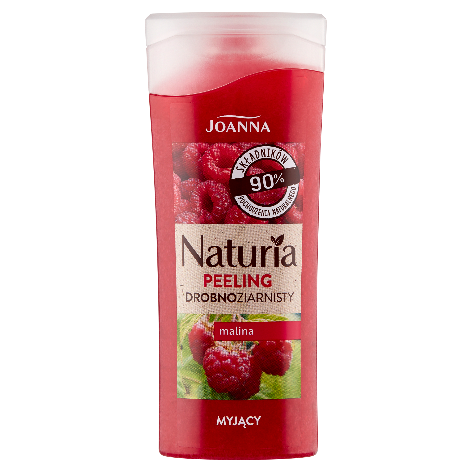 Joanna Naturia Peeling drobnoziarnisty Malina, 100 g zdjęcie