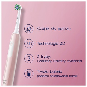 Oral-B Pro Series 1 Różowa szczoteczka elektryczna, 1 sztuka