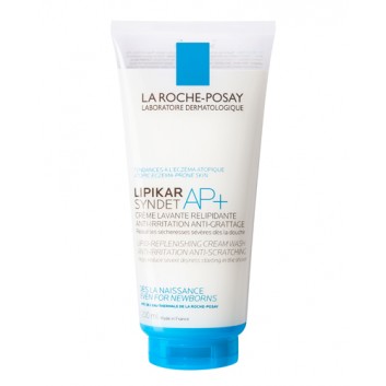 La Roche Posay Lipikar Syndet AP+ krem myjący uzupełniający poziom lipidów przeciw podrażnieniom i swędzeniu skóry 200 ml