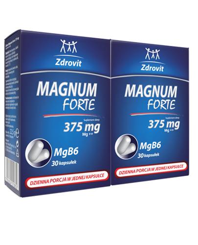 ZDROVIT MAGNUM Forte - 30 kaps. + 30 kaps. - cena, opinie, właściwości zdjęcie