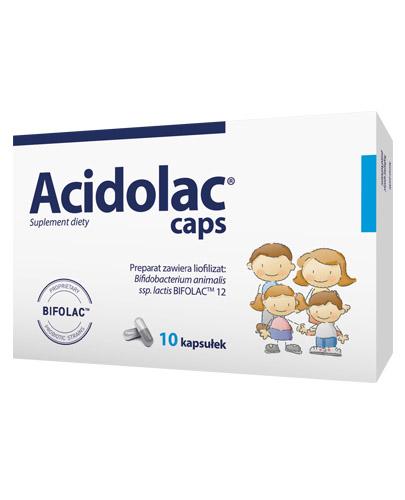 ACIDOLAC CAPS - 10 kaps. - cena, opinie, dawkowanie  zdjęcie