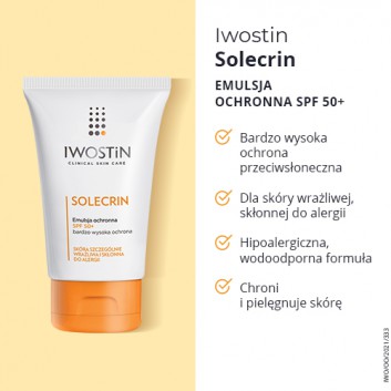 Iwostin Solecrin SPF50+ emulsja ochronna 100 ml