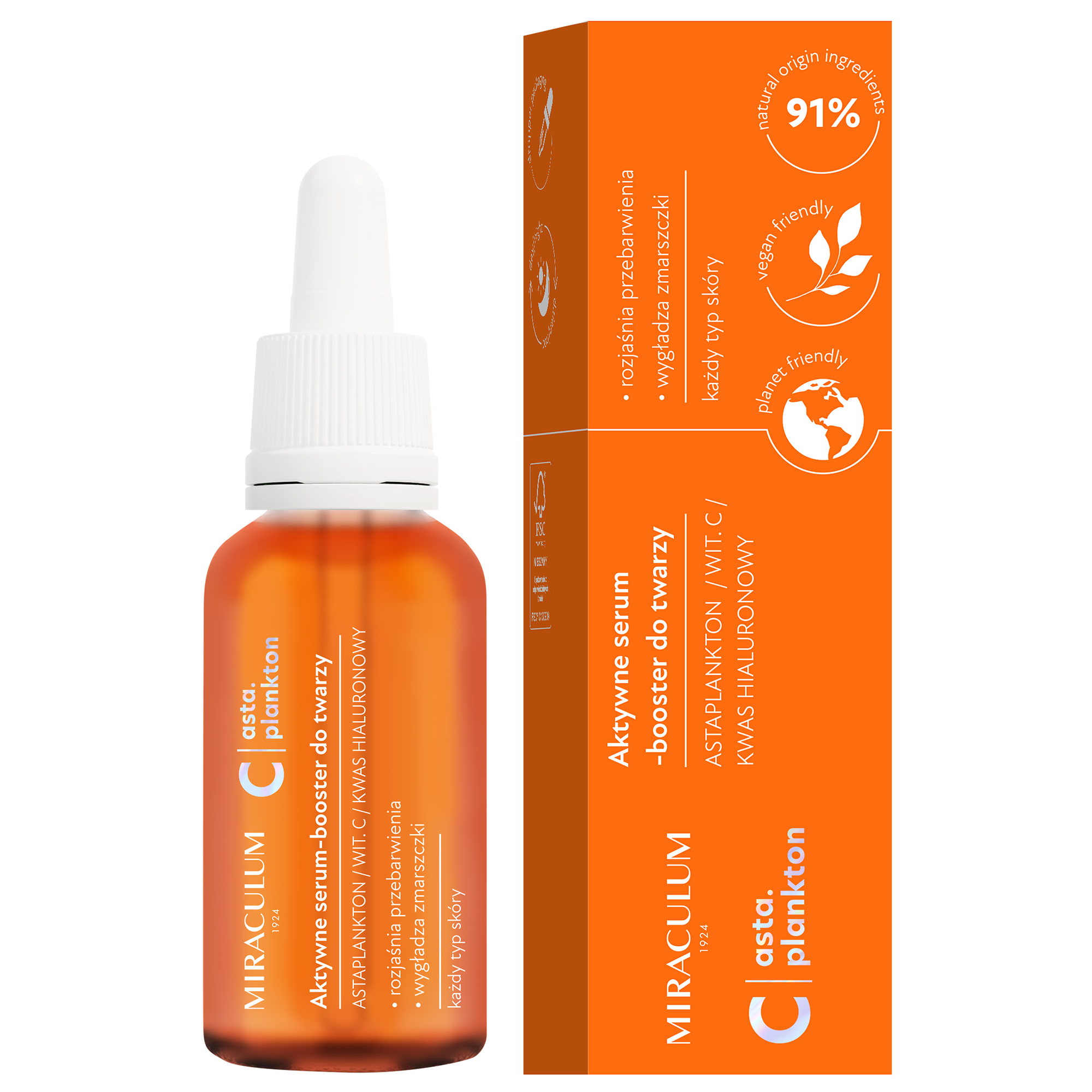 Miraculum Asta.Plankton C Aktywne serum-booster do twarzy, 30 ml zdjęcie