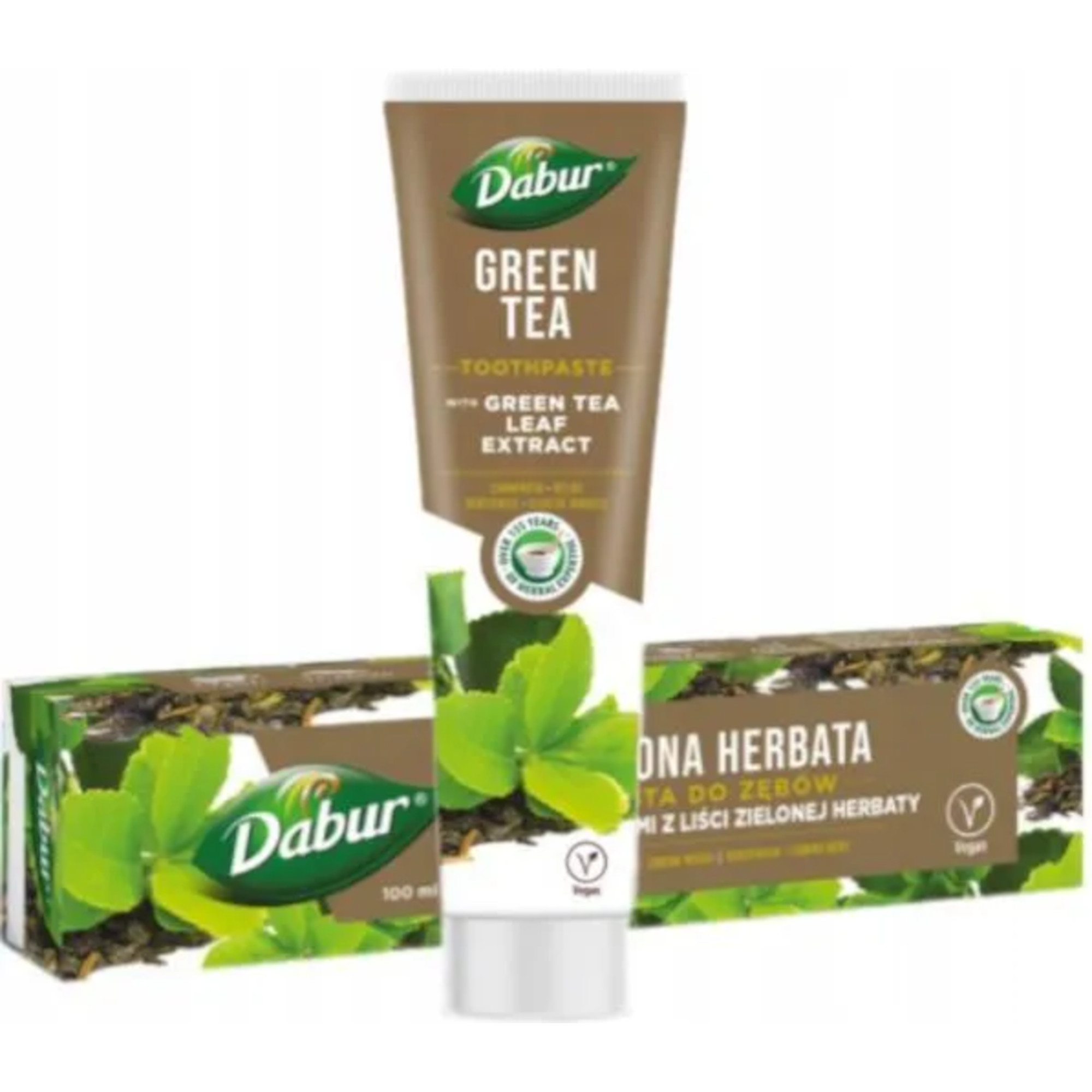 Dabur, pasta do zębów z ekstraktami z liści zielonej herbaty, 100 ml zdjęcie