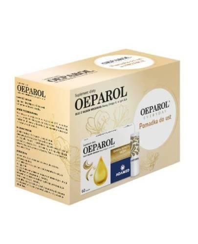 Adamed, Zestaw Oeparol 60 Kapsułki + Oeparol Everyday Pomadka ochronna do ust 4,8 g zdjęcie