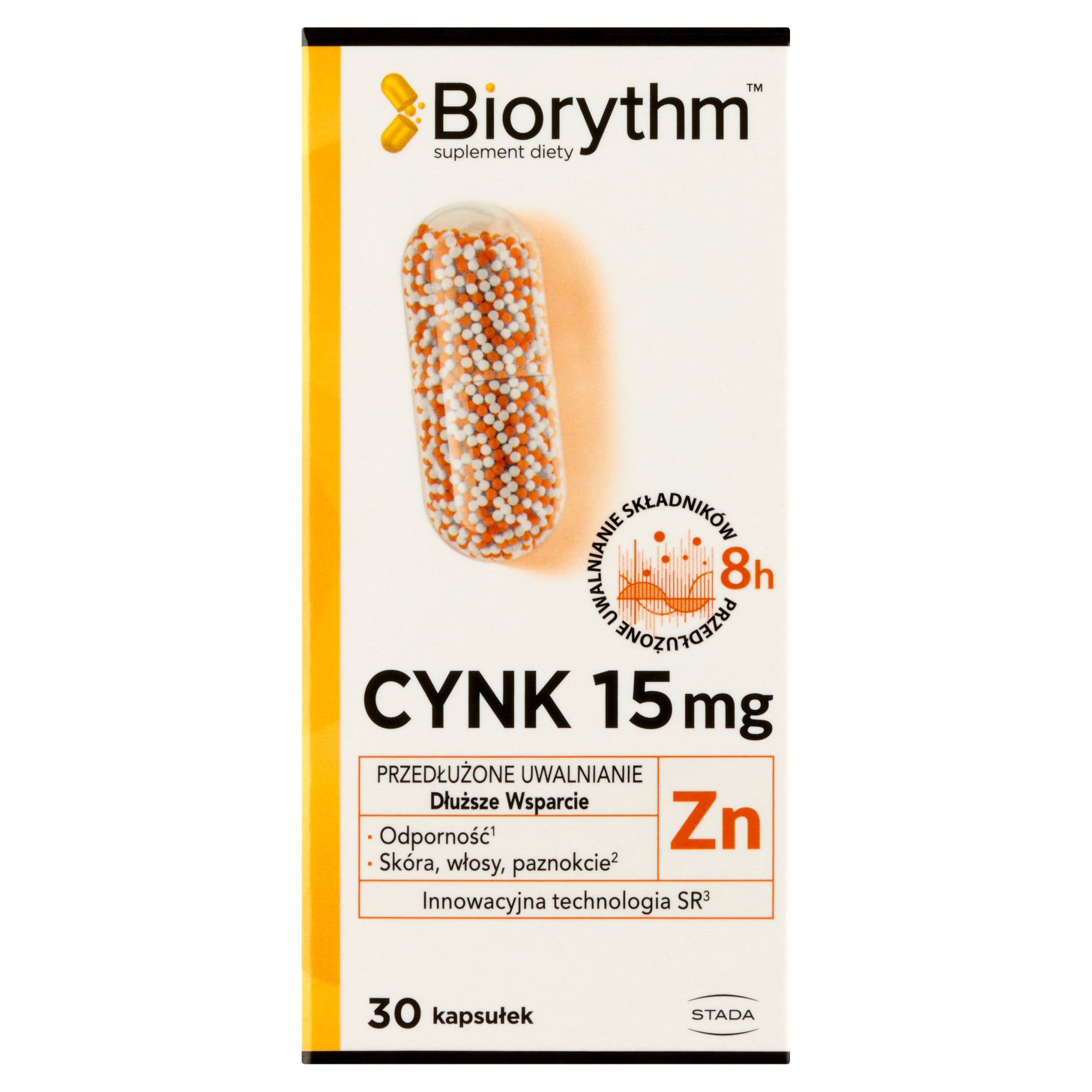 Biorythm Cynk 15 mg, 30 kapsułek zdjęcie