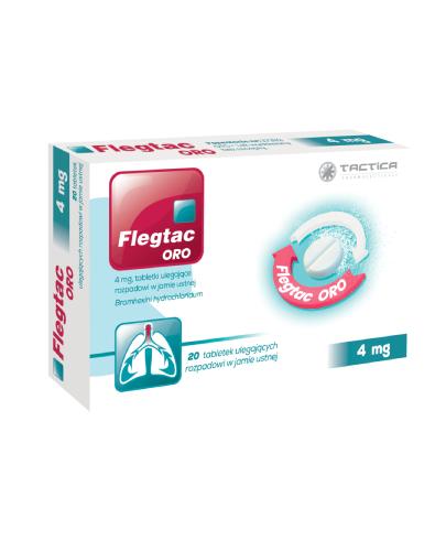 Flegtac ORO 4 mg, 20 tabletek zdjęcie
