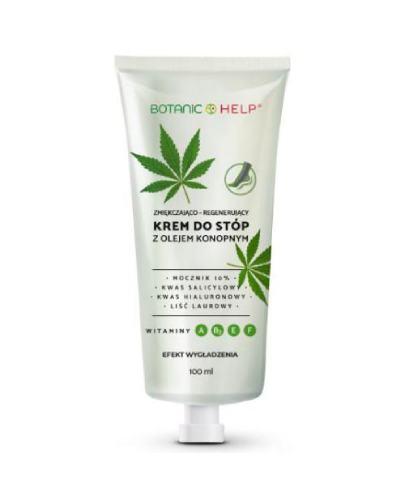Botanic Help Krem do stóp i pękających pięt z olejem konopnym zmiękczająco-regenerujący 100 ml zdjęcie