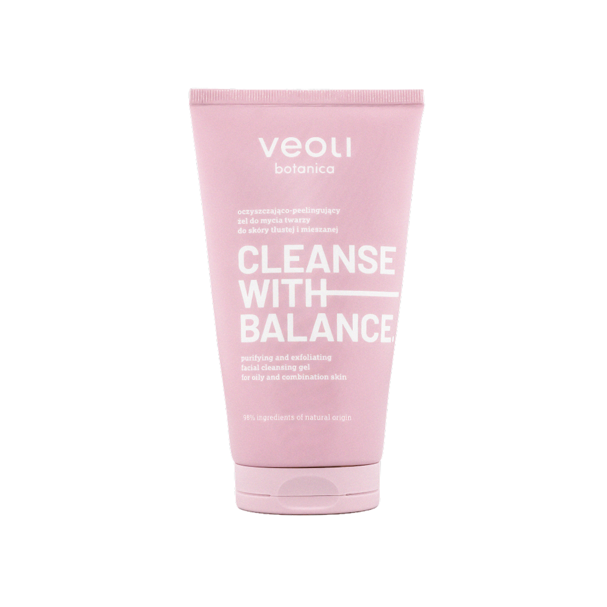 Veoli Botanica Cleanse with Balance Żel oczyszczająco-peelingujący, 150 ml zdjęcie