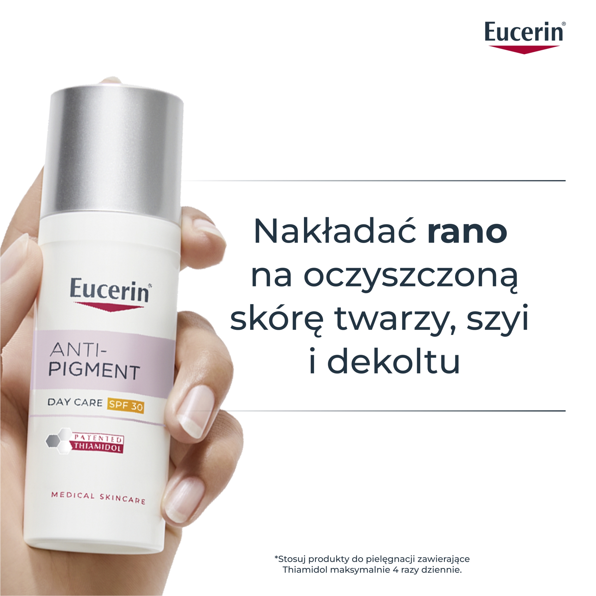 Eucerin Anti-Pigment, krem na dzień SPF 30 z Thiamidolem, przeciw przebarwieniom, 50 ml